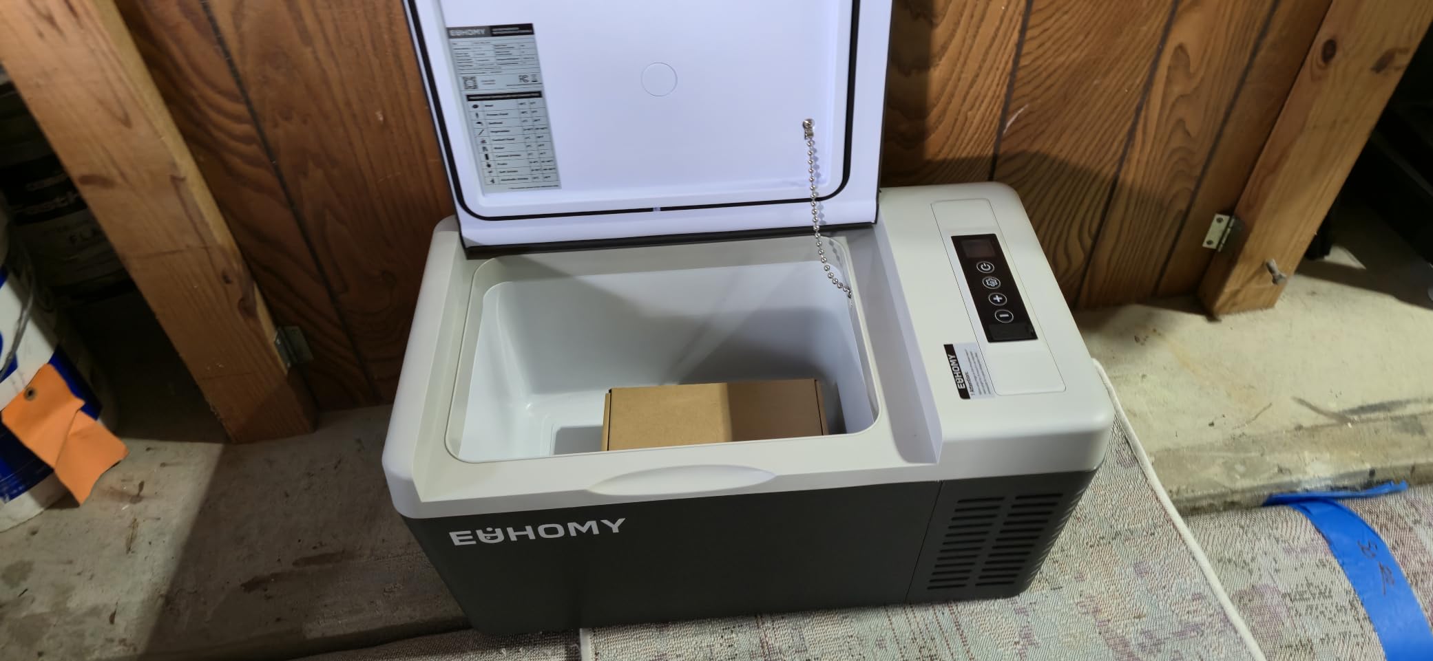 EUHOMY 12 Volt Refrigerator, 19QT(18L) Compressor Electric Cooler APP Control, Car Fridge -4℉~68℉, Portable Refrigerator 12/24V DC 100-240V AC, Portable Freezer for Camping, Travel, Boat customer photo 2