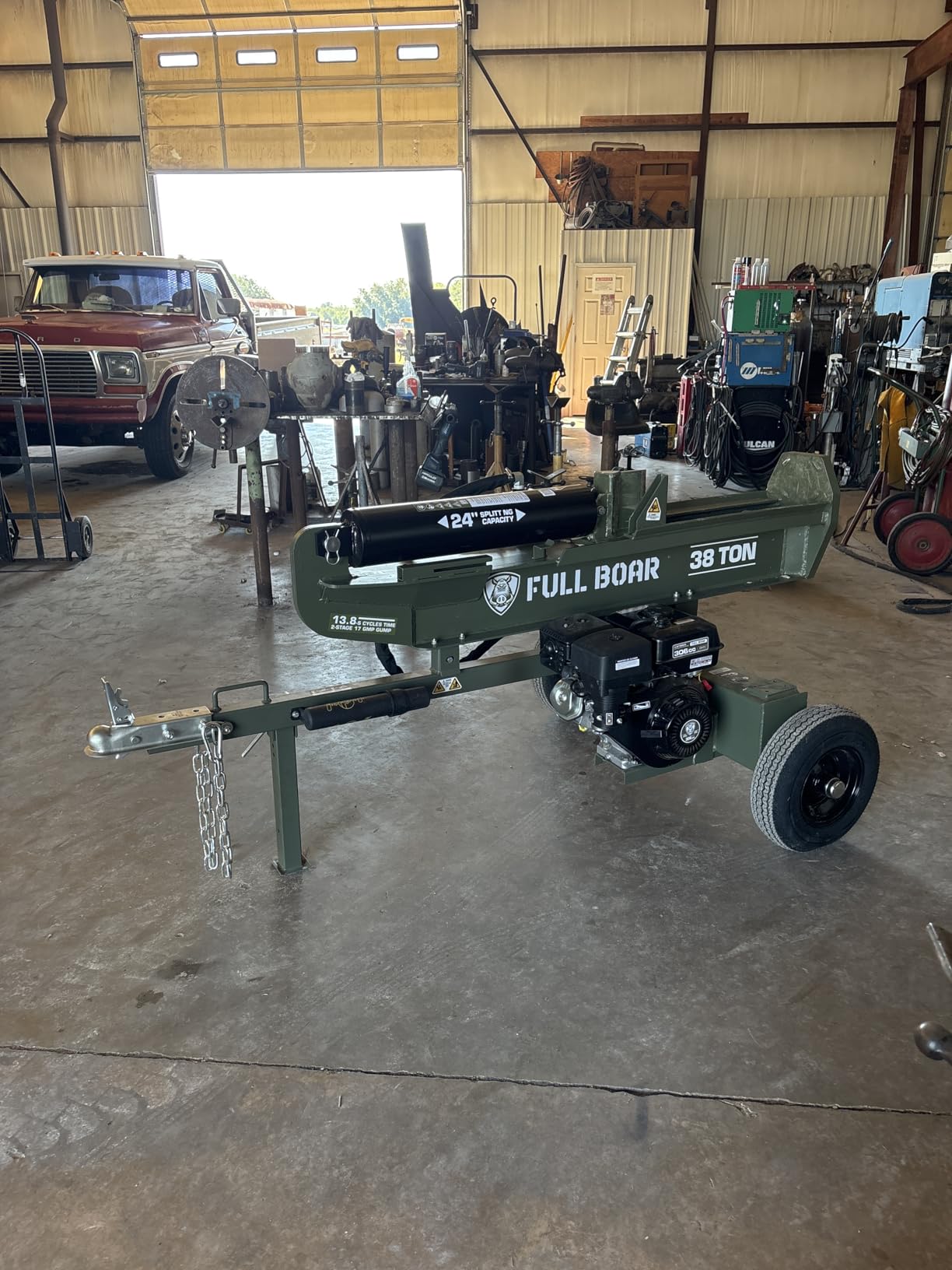 Full Boar 38 Ton Log Splitter with Full Boar Engine 306cc (49 State) customer photo 2