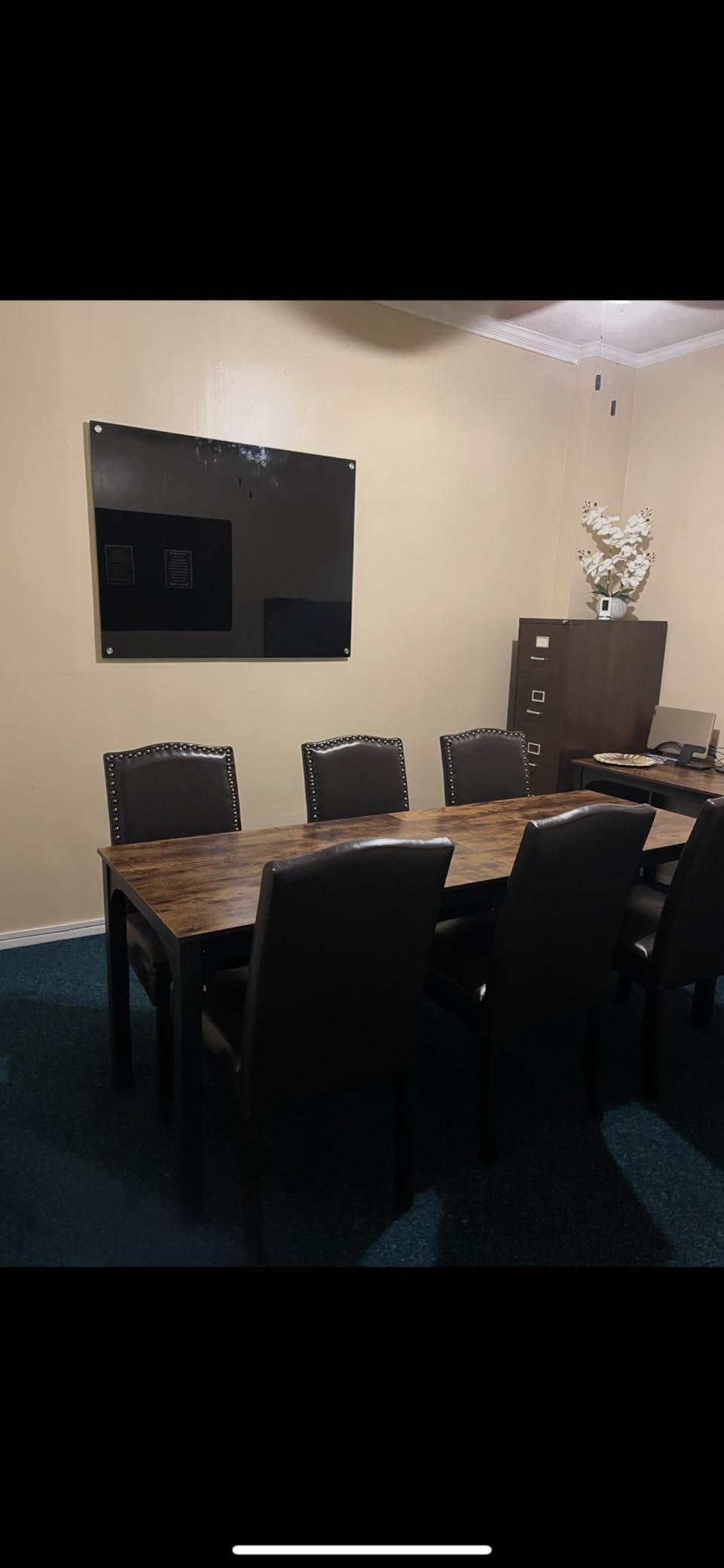 Tribesigns 6.5FT Conference Table, 78.7-Inch Rectangle Meeting Seminar Table, Large Business Tables for 6-8 People (Only Table) customer photo 1