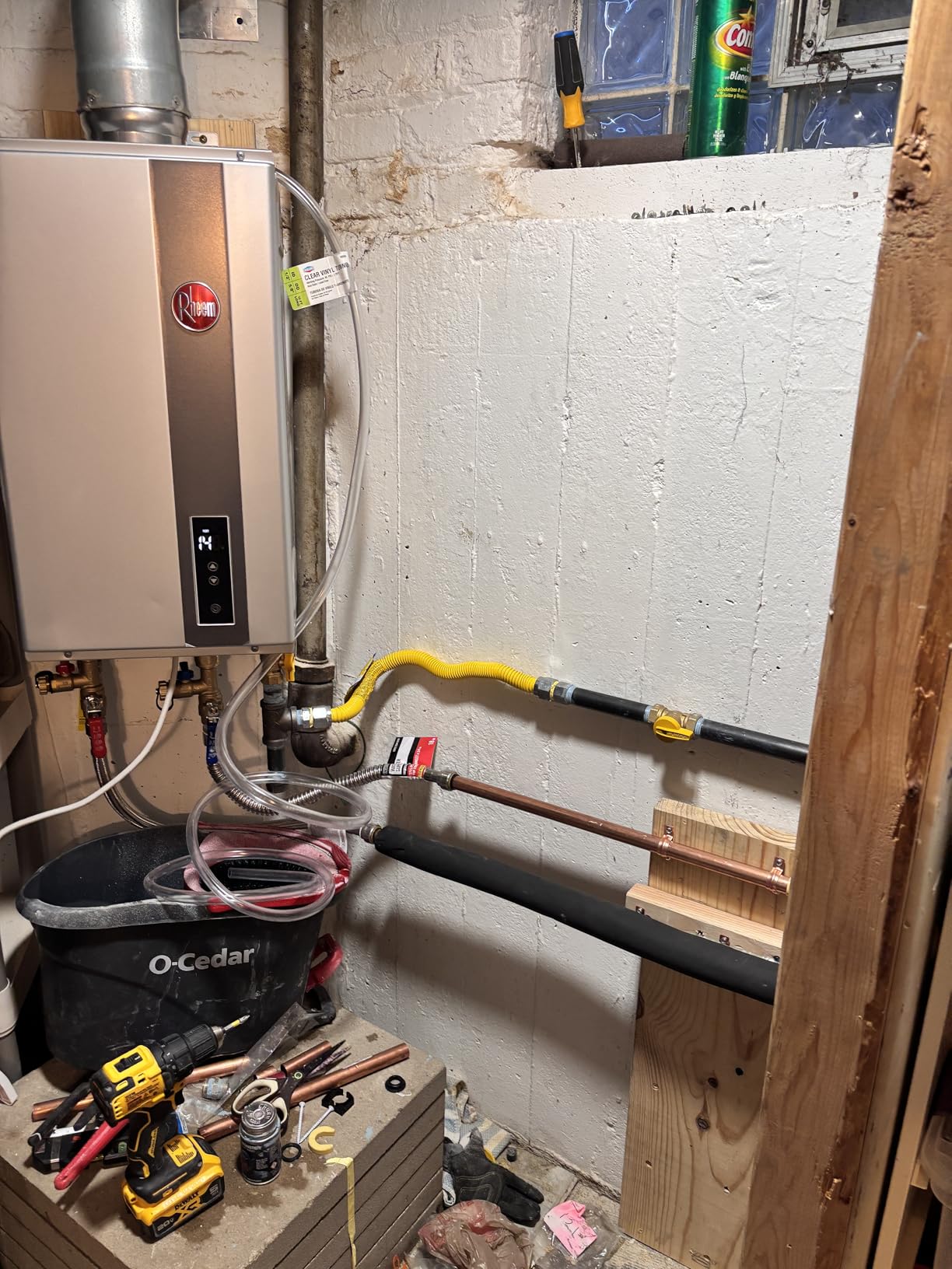 Rheem RTG Series 7.0 GPM Natural Gas Tankless Water Heater Indoor | 160,000 BTUs High Efficiency On Demand, Continuous Hot Water | Non-Condensing customer photo 1