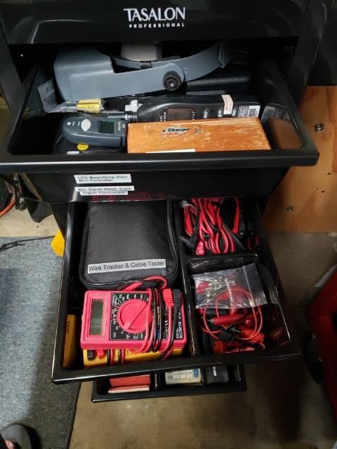 TASALON Lockable Salon Trolley Cart with Wheels and 6 Drawers & 2 Bucket, Versatile Salon Cart for Hair Stylist, Salon Rolling Cart for Extra Storage, Multi-use Cart for Salon, Tattoo, Barber customer photo 2