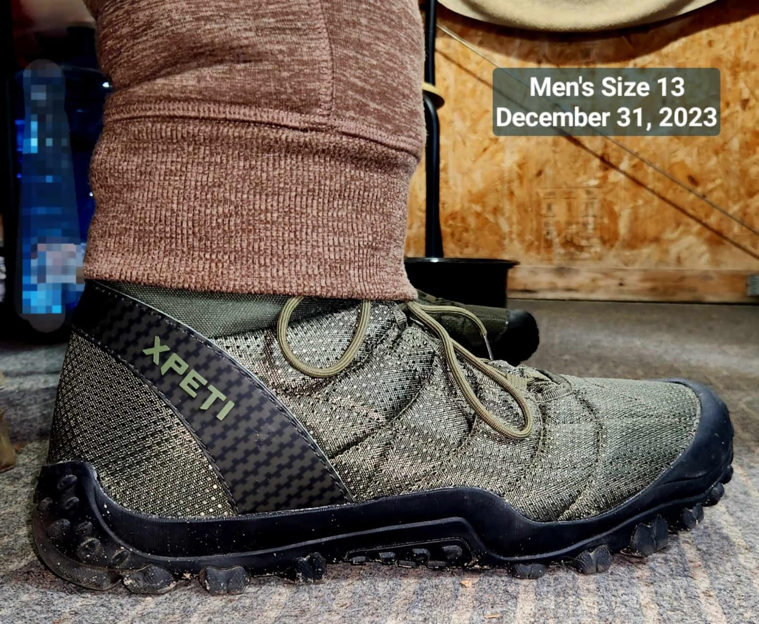 XPETI Men's Crest Thermo High-Top Winter Hiking Boots Waterproof Insulated customer photo 2