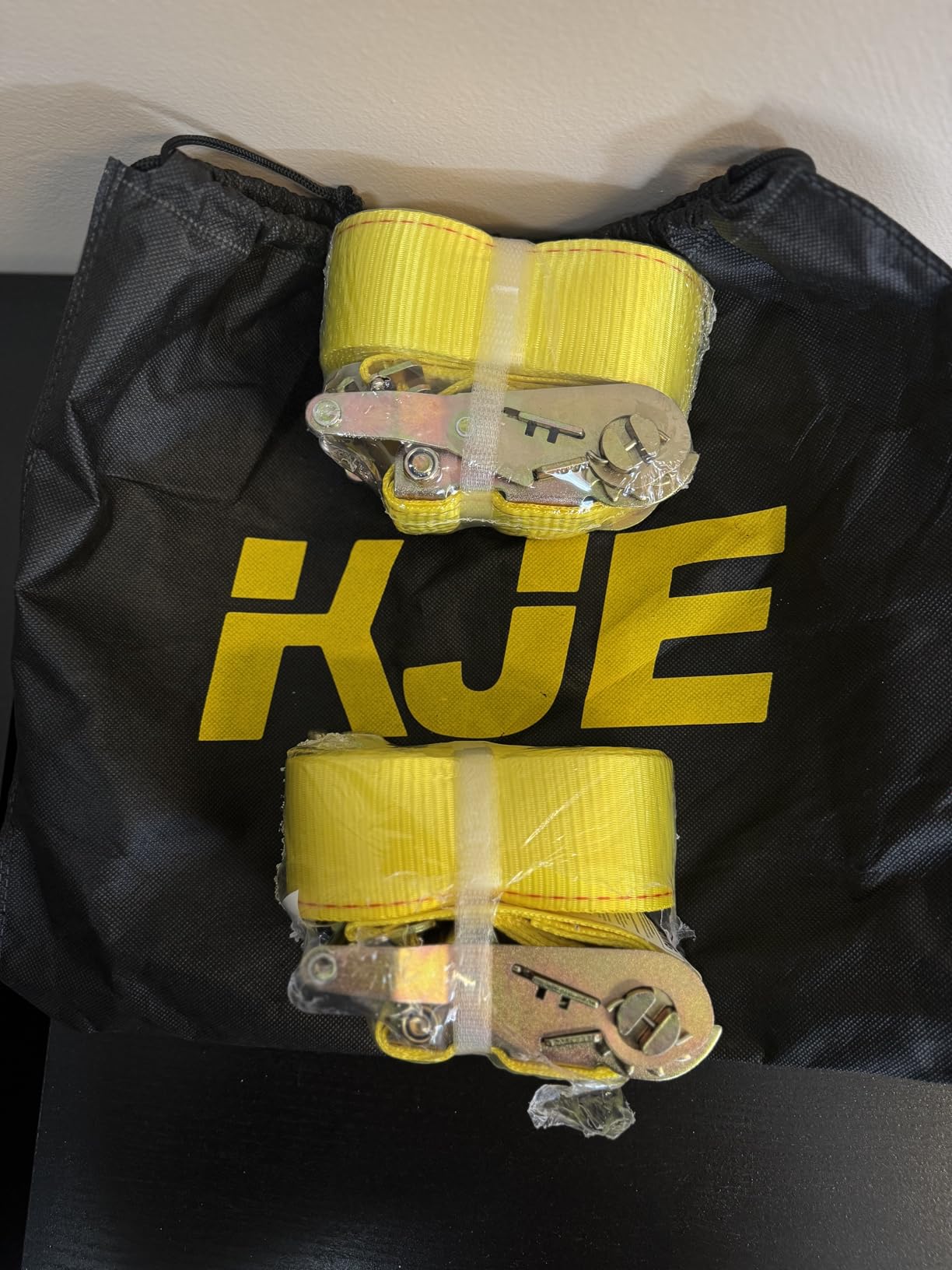 KJE E-Track Ratchet Straps, 4 Pack 2