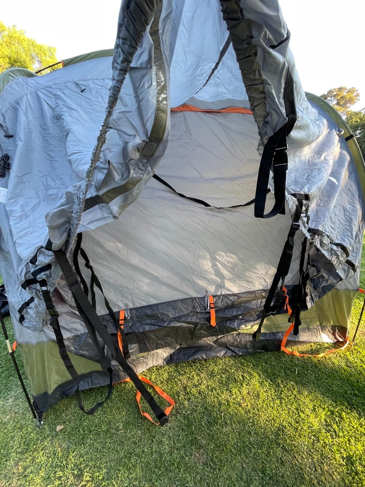 GoHimal SUV Tent for Camping, 8' W x 8' L x 7.2' H, for 5-8 Person, Green | Waterproof PU3000mm, Spacious Double Layer Design, Includes Rainfly and Storage Bag, 4-Season for Family Outdoor Adventures customer photo 2