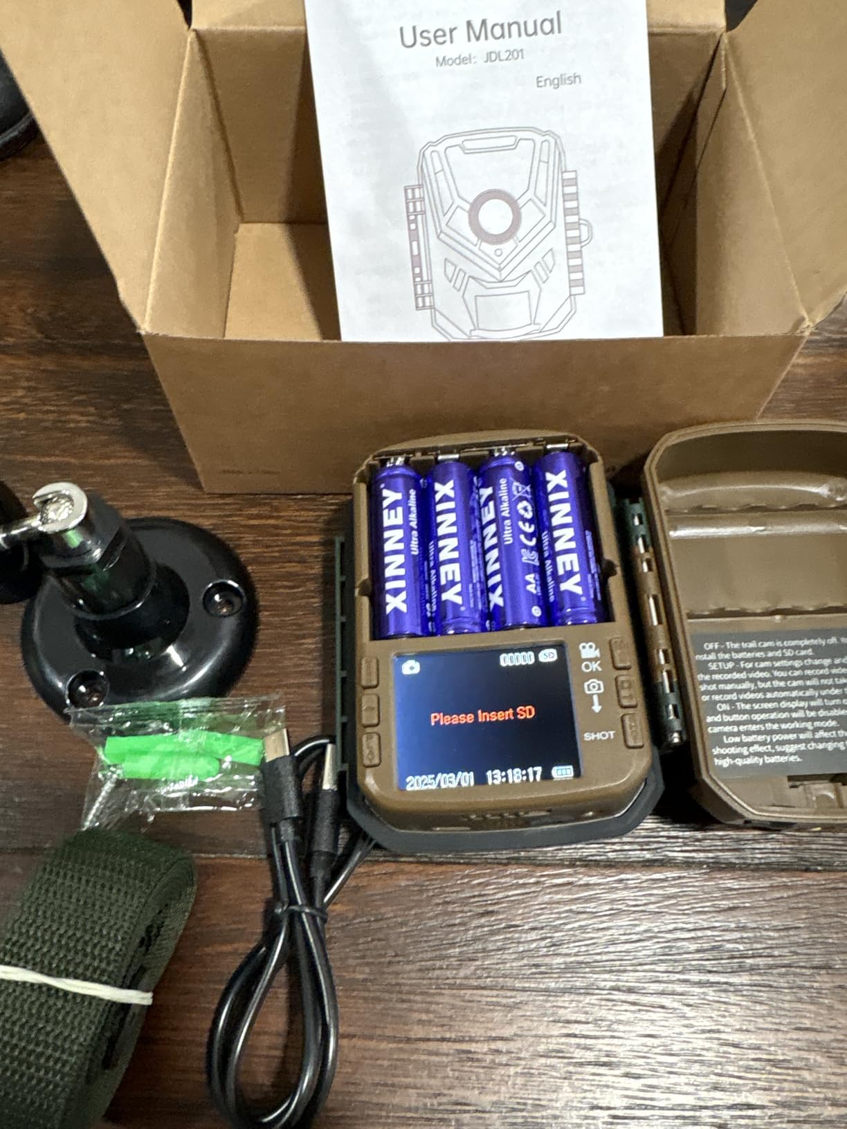KJK Trail Camera 36MP 2.7K, Mini Game Camera with Night Vision 0.1s Trigger Time Motion Activated 130 Wide-Angle, Waterproof Trail Cam with 2.0