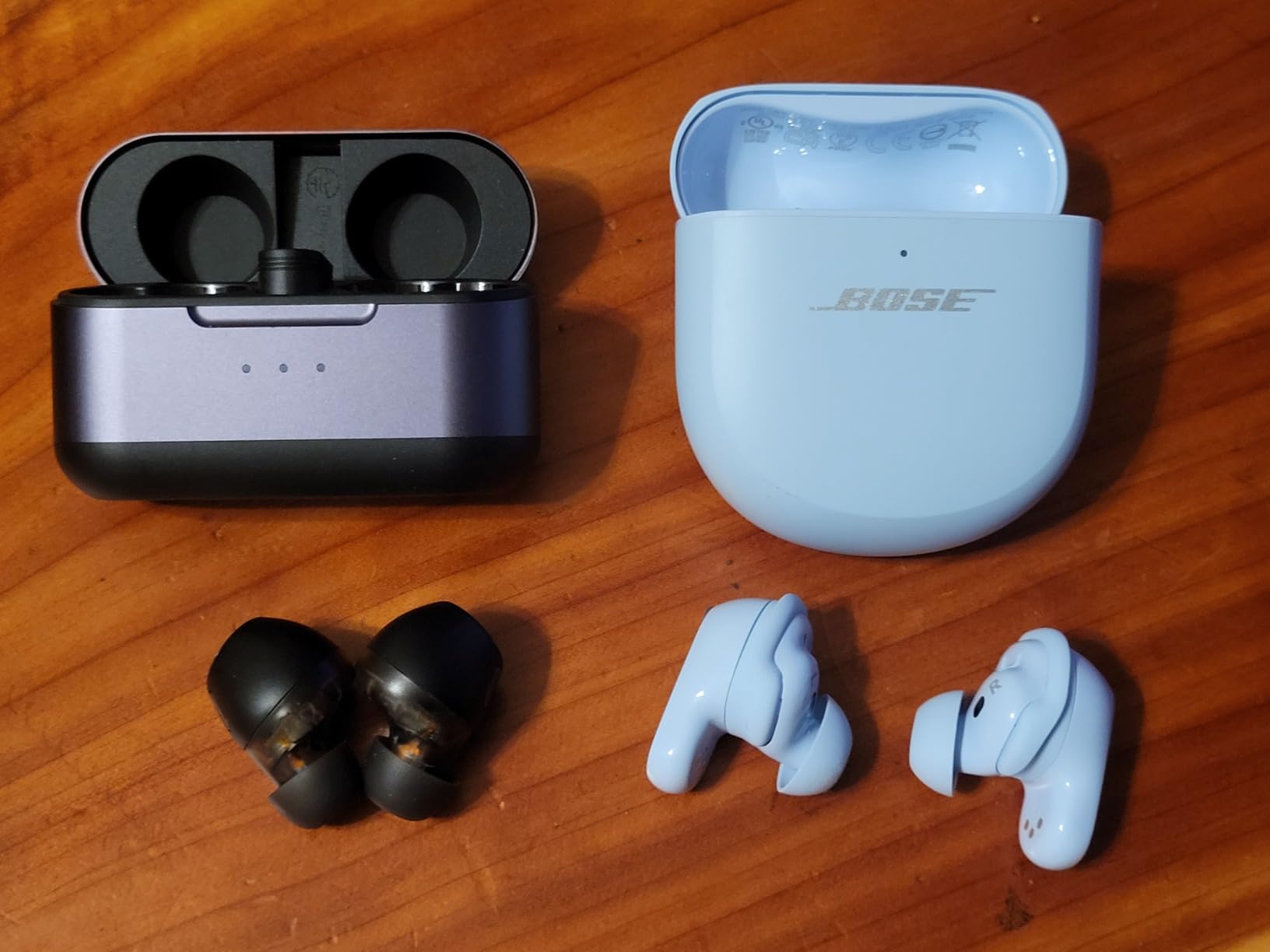 Bose QuietComfort Ultra Bluetooth Earbuds, Wireless Earbuds with Spatial Audio and World-Class Active Noise Cancellation, Deep Bass, Up to 6 Hours of Playtime, Black customer photo 1