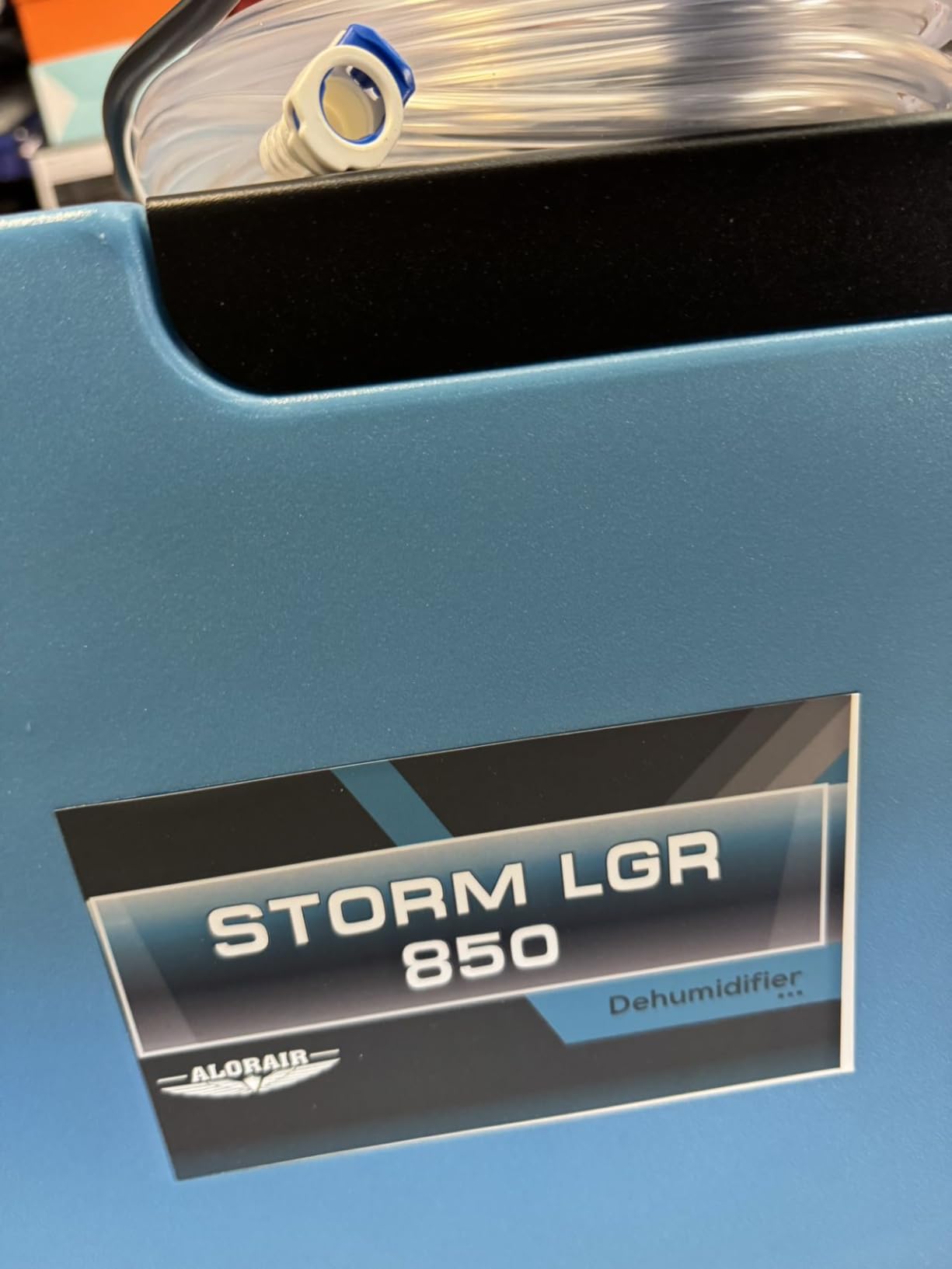AlorAir 180 PPD LGR Commercial Dehumidifier with Pump, Heavy Duty Industrial Dehumidifiers Water Damage Restoration for Homes, Basements, Garages, Gym and Job Sites, Winter Storm (Blue) customer photo 2