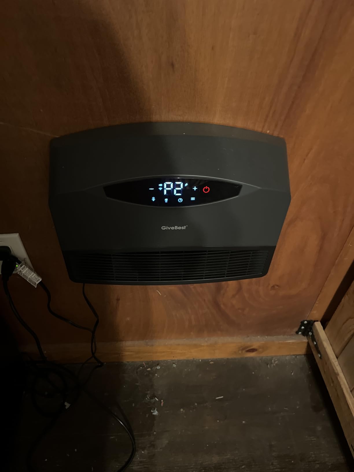 GiveBest 1500W Electric Wall Heater with WiFi & Remote Control | Wall-Mounted, Large Room Coverage, 3 Heating Modes, Fast Heating, Thermostat, 24 H Timer, Works with Alexa for Indoor Use customer photo 1