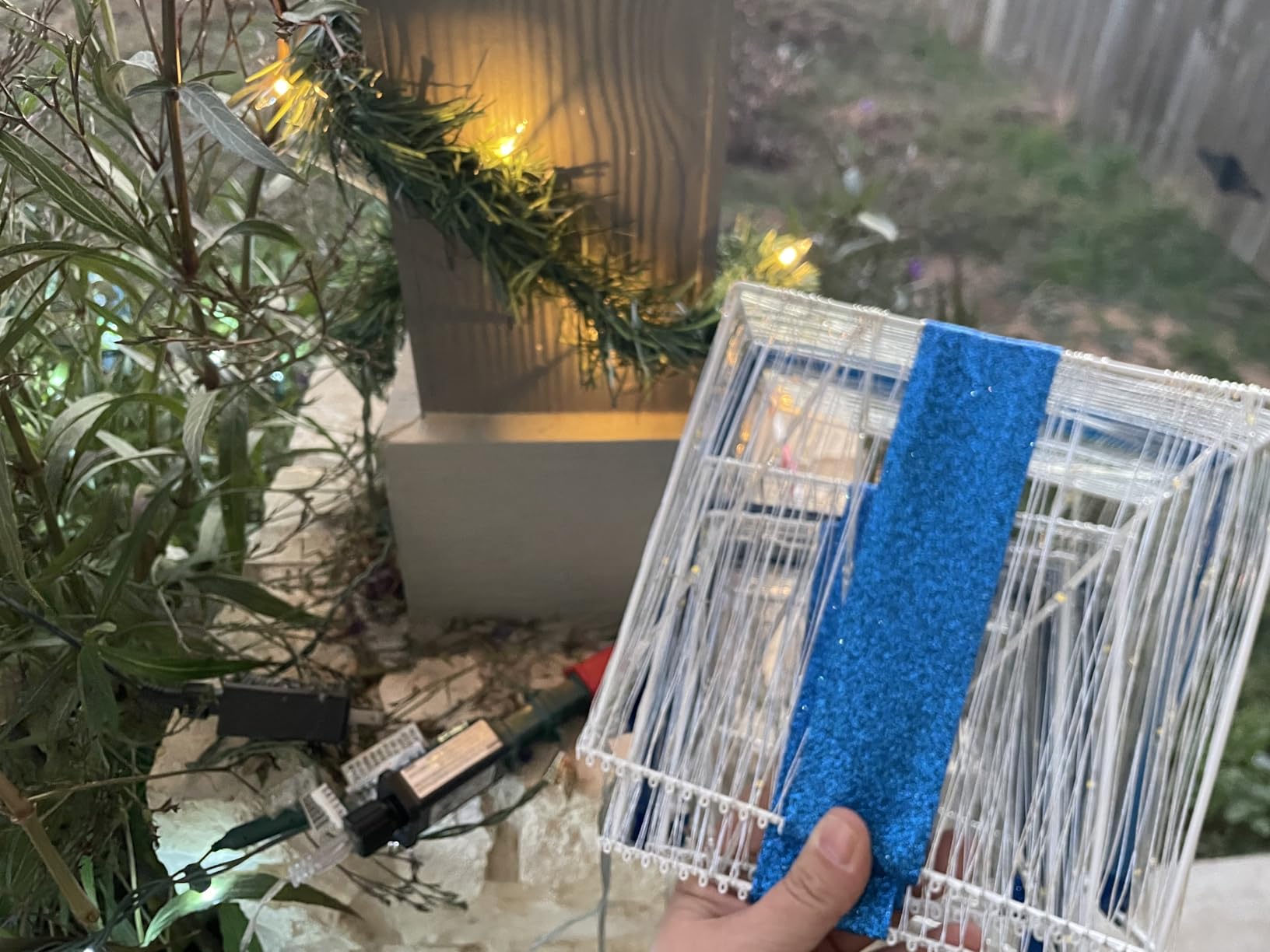 Christmas Decorations: Set of 3 Christmas Lighted Gift Boxes | 140 LED Light up Present Ornament for Tree Indoor Outdoor Yard Holiday Lawn Door, Warm White customer photo 1