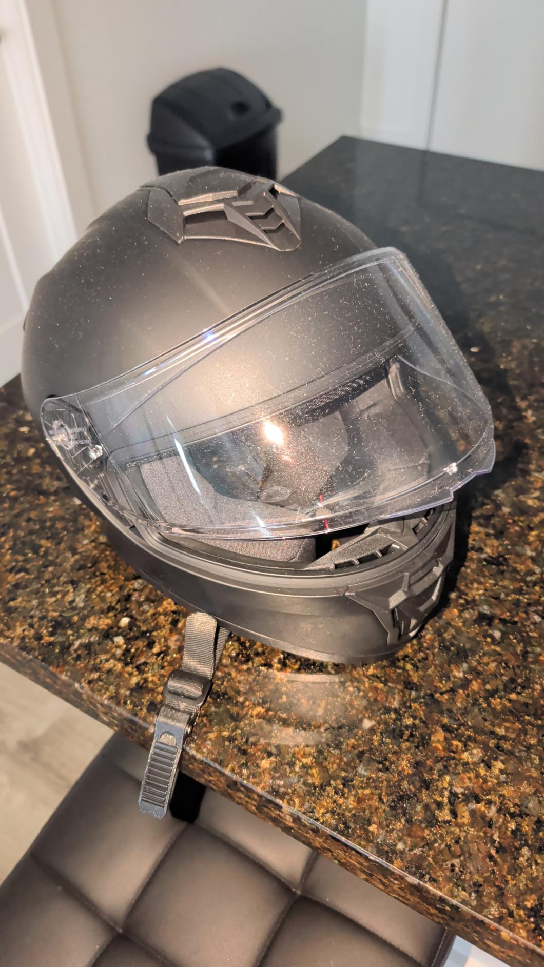 Full Face Motorcycle Helmet DOT Approved for Adult Men Women AU-T801 customer photo 2