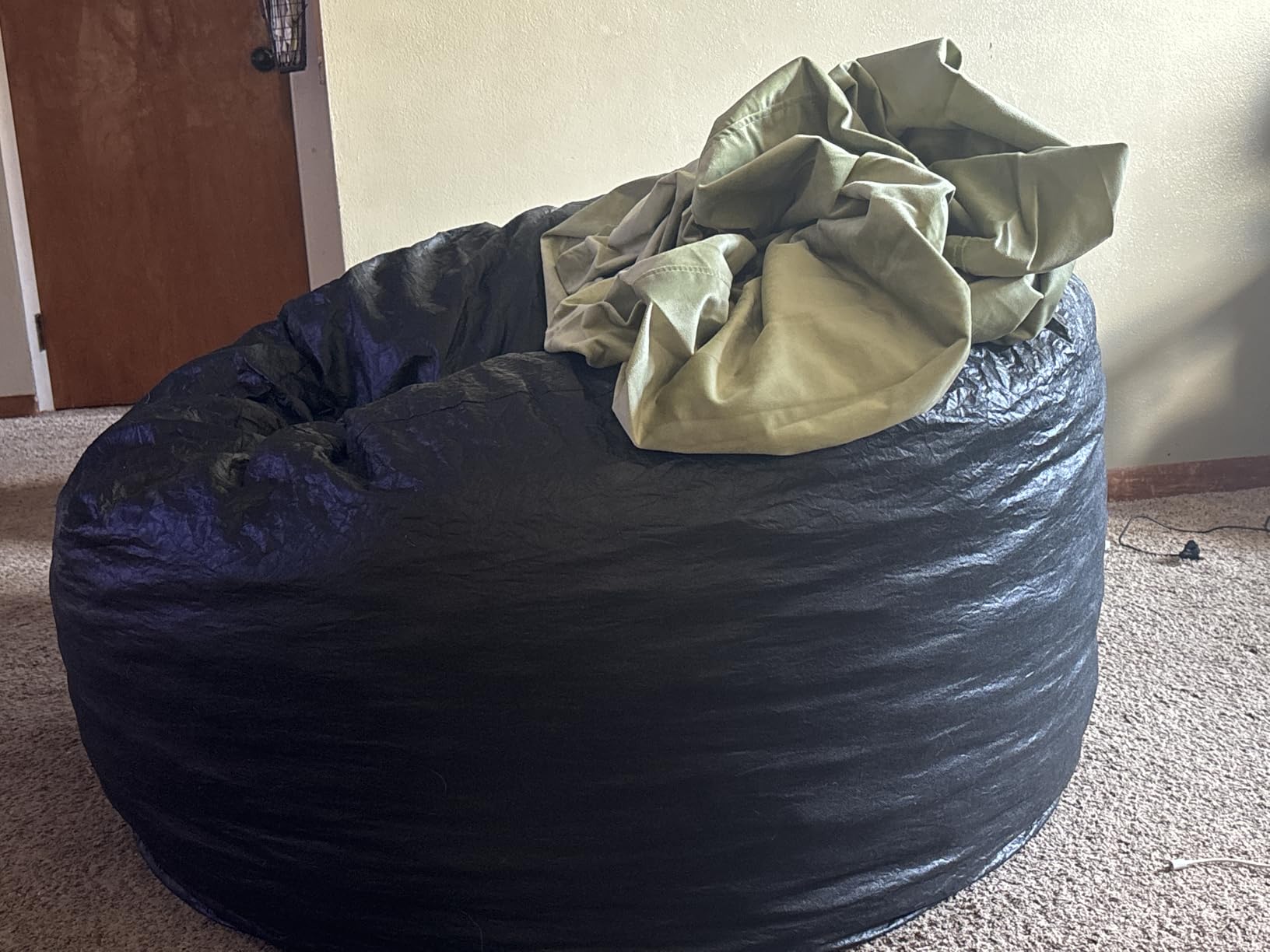 Codi Bean Bag Chair with Filler Included, 4 FT - Comfy Large Beanbag Chairs for Adults - Machine Washable and Soft Mink Bonded Cover - Charcoal Grey, 4ft customer photo 1