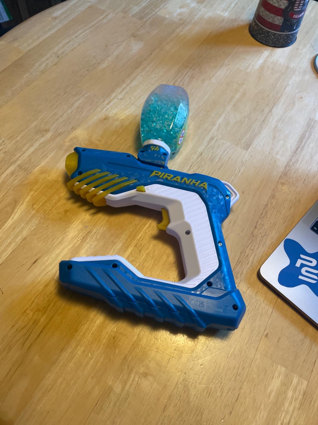 The Original Gel Blaster Piranha - Waterproof Gel Blaster - Extended 100+ Foot Range - Automatic Blaster for Outdoor Games & Pool Toys - Ages 14+ customer photo 1
