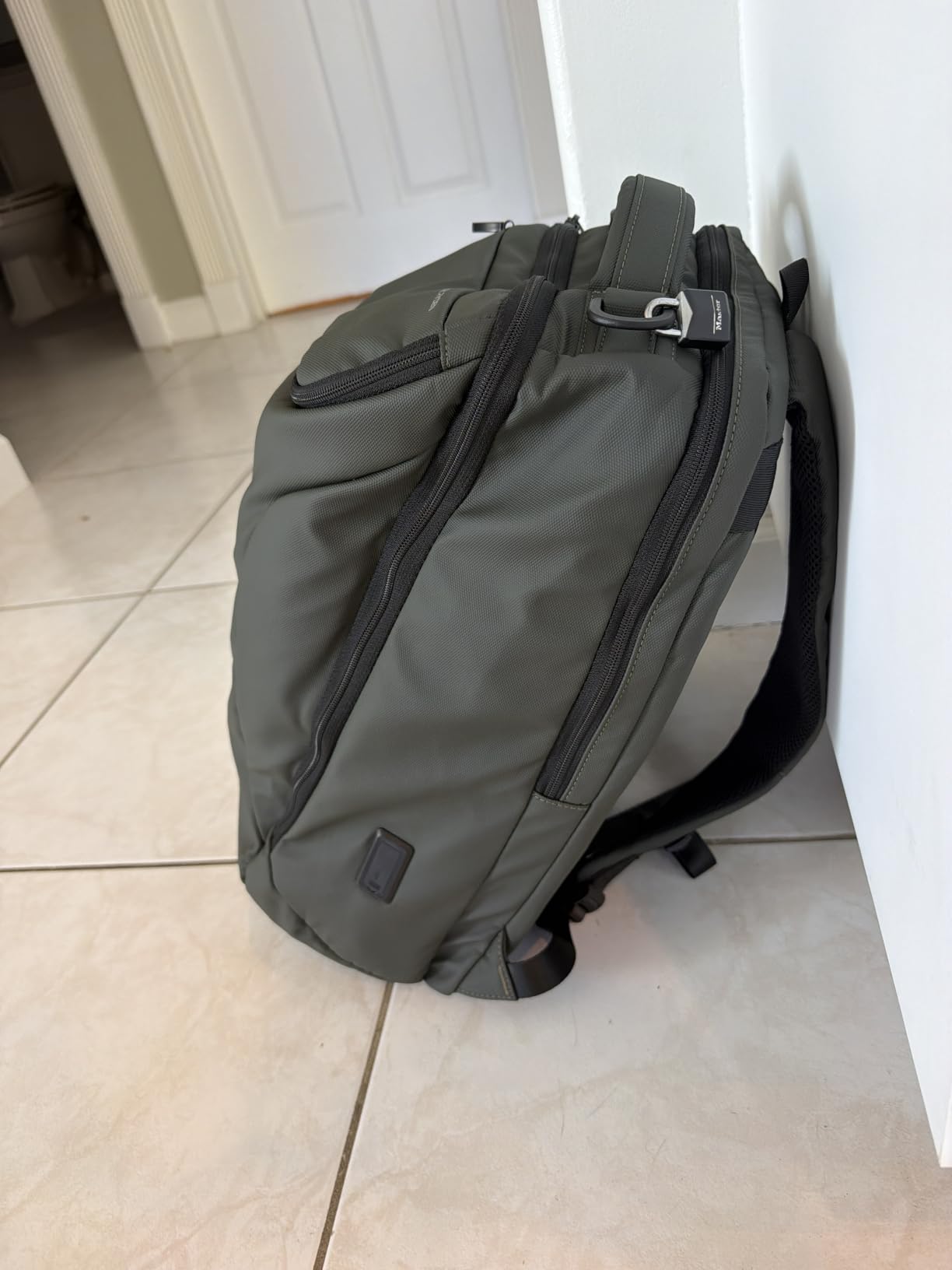 MARK RYDEN Business Backpack for Men, Waterproof High Tech Backpack with Sport Car Shape Design and USB Charging Port, Travel Laptop Backpack Fits 17.3 Inch Notebook customer photo 1