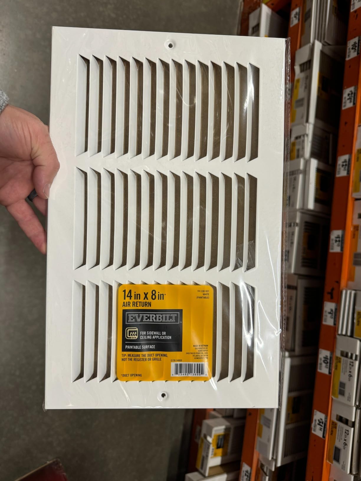 Elder Welder Hidden Wall Safe with Air Vent Cover, Combination Lock | Easy to Install, Fits Perfectly Between 16