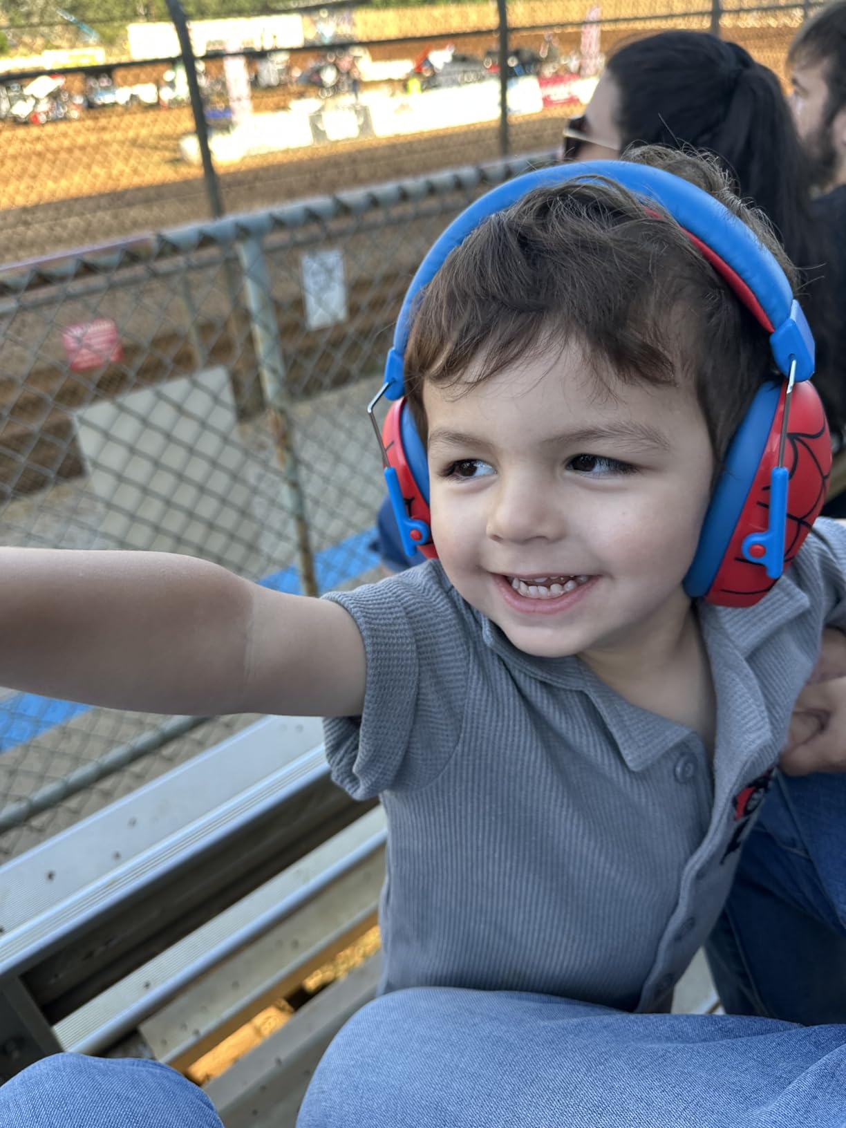 ProCase Kids Noise Cancelling Headphones Ear Hearing Protection, Red | Ear Defenders for Monster Jam Truck Firework Focus, Noise Reduction Canceling Ear Muffs for Sensory Autism Toddler Children customer photo 1