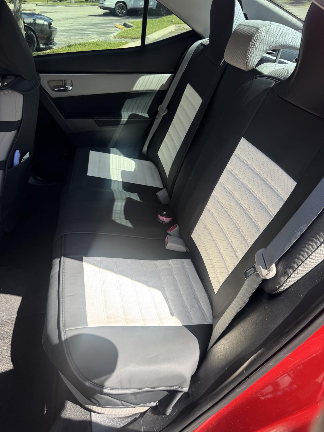 HChengkikz Nappa Leather Car Seat Covers Full Set, 5 Seats, Waterproof, Airbag Compatible, Universal Fit for SUV Truck Sedan customer photo 1