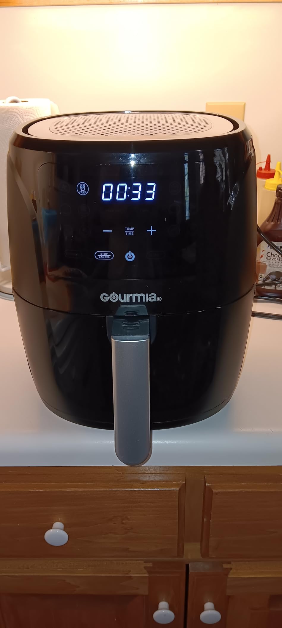 Gourmia Air Fryer - 4 Qt Basket Capacity, 12 Cooking Presets, Black | Digital Display, Touch Controls, 90-400F Adjustable Temperature, Dishwasher-Safe Basket & Crisper Tray customer photo 1