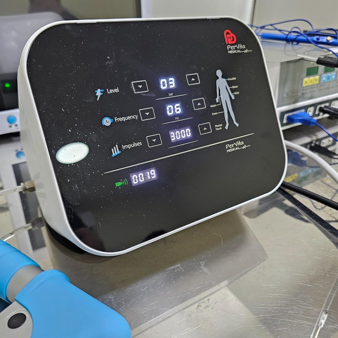 PerVita Medical Shockwave Therapy Machine Extracorporeal Shock Wave Therapy Machine Joint and Muscle Pain Relief On-The-Go Painless Non-Invasive No Side Effects PSP10 customer photo 2