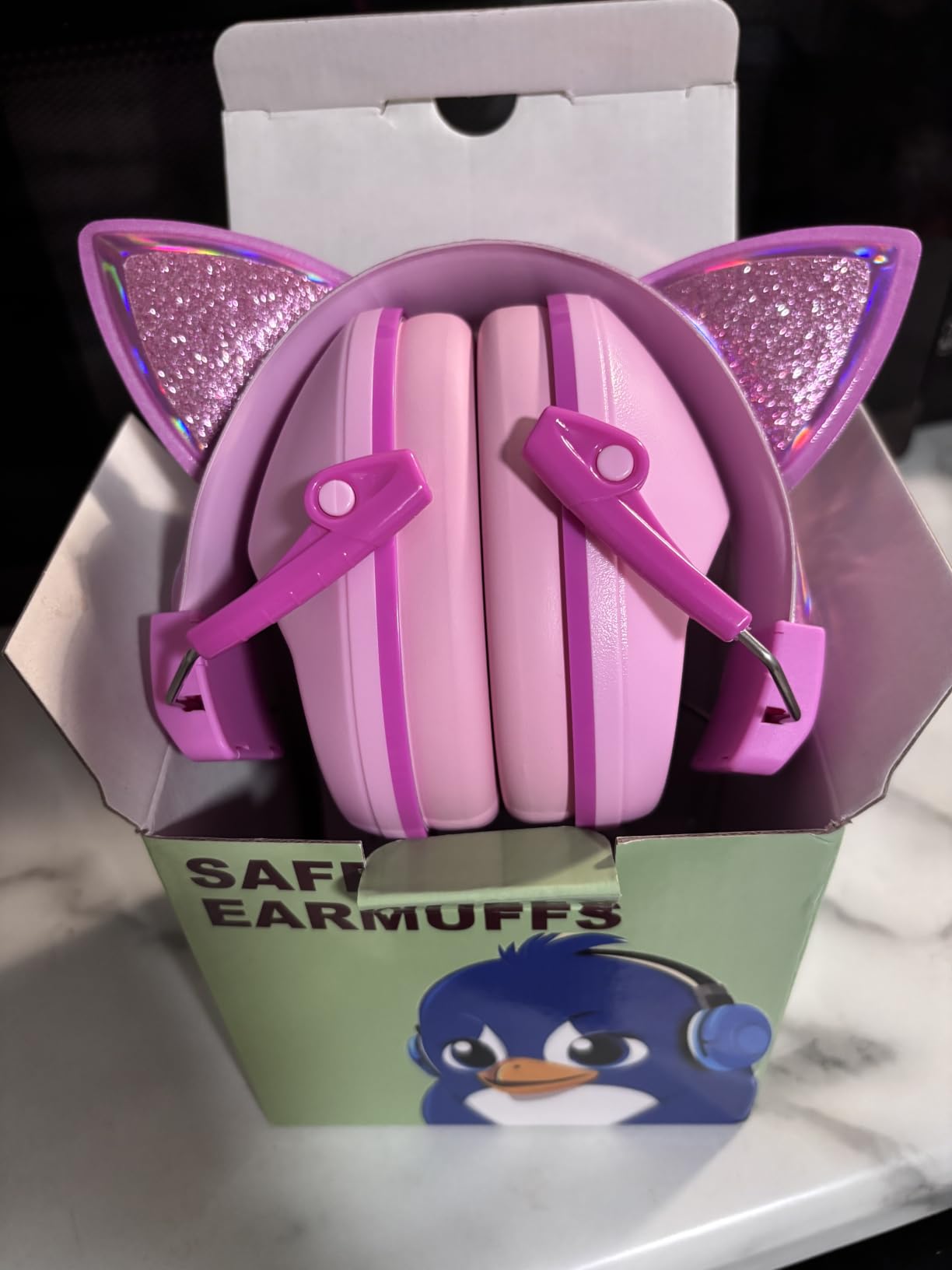 Noise Cancelling Headphones for Kids, Kids Ear Protection 28dB SNR Noise Reduction Ear Muffs for Toddler/Children, Noise Cancelling Headphones Hearing Protection for Fireworks/Monster Truck customer photo 1