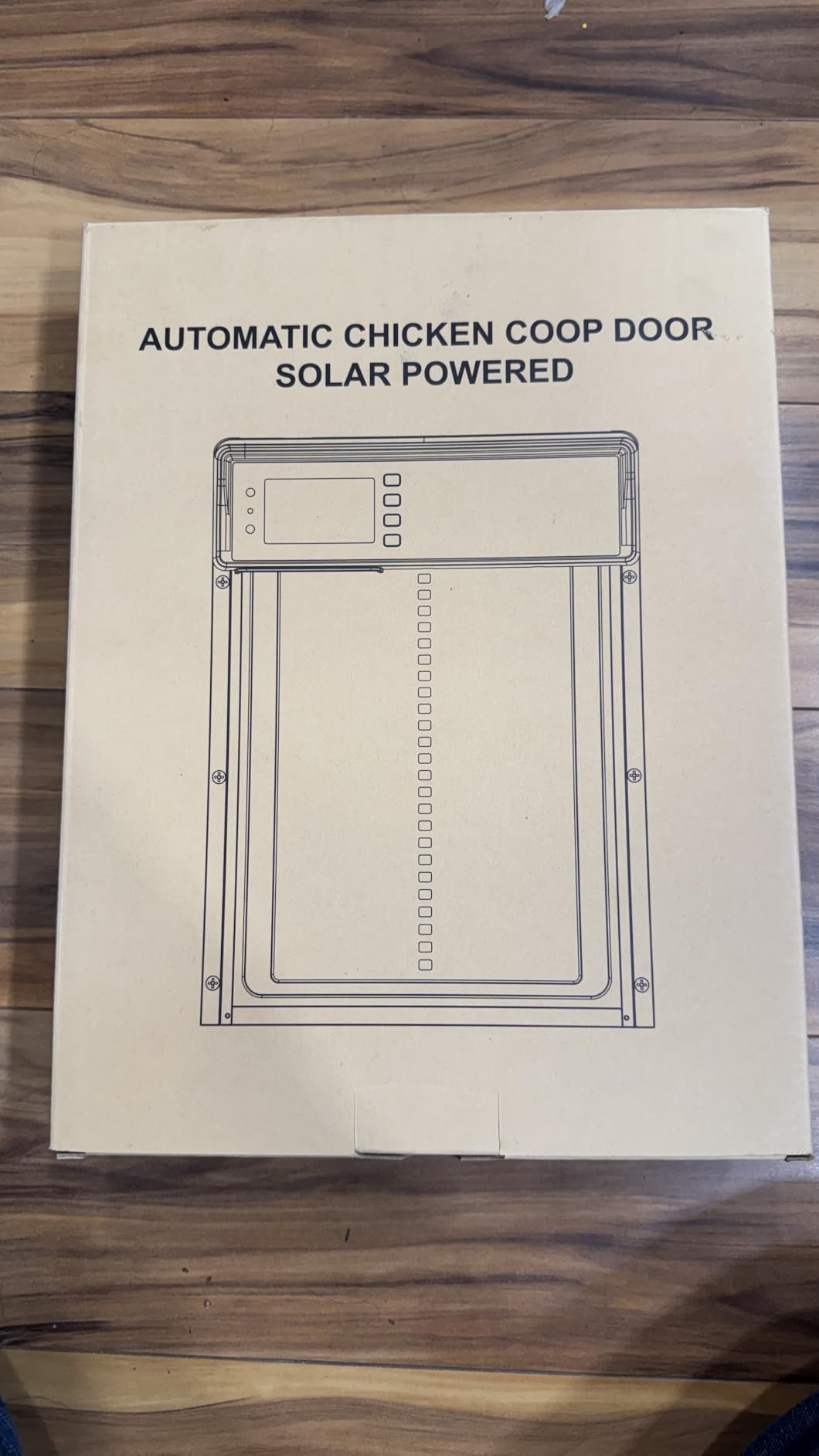 Automatic Chicken Coop Door Solar Powered with Timer & Light Sensor | Automatic Chicken Door with LCD Display, Chicken Door with Rang 20M Remote Control, Anti-Pinch Function & Made of Al-Alloy customer photo 2