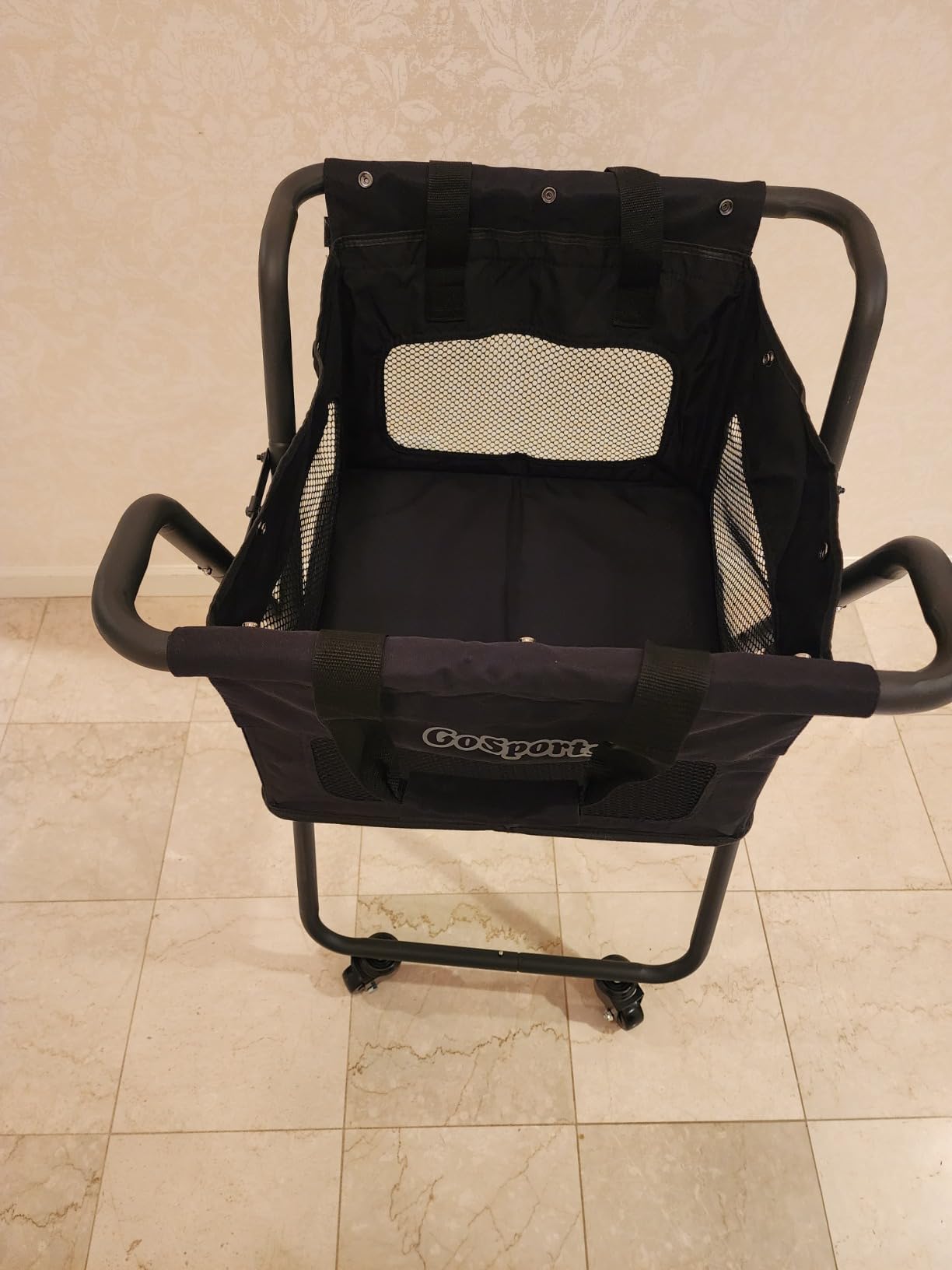 GoSports Ball Caddy with Wheels - Portable Cart Holds 140 Pickleballs or 175 Tennis Balls customer photo 2