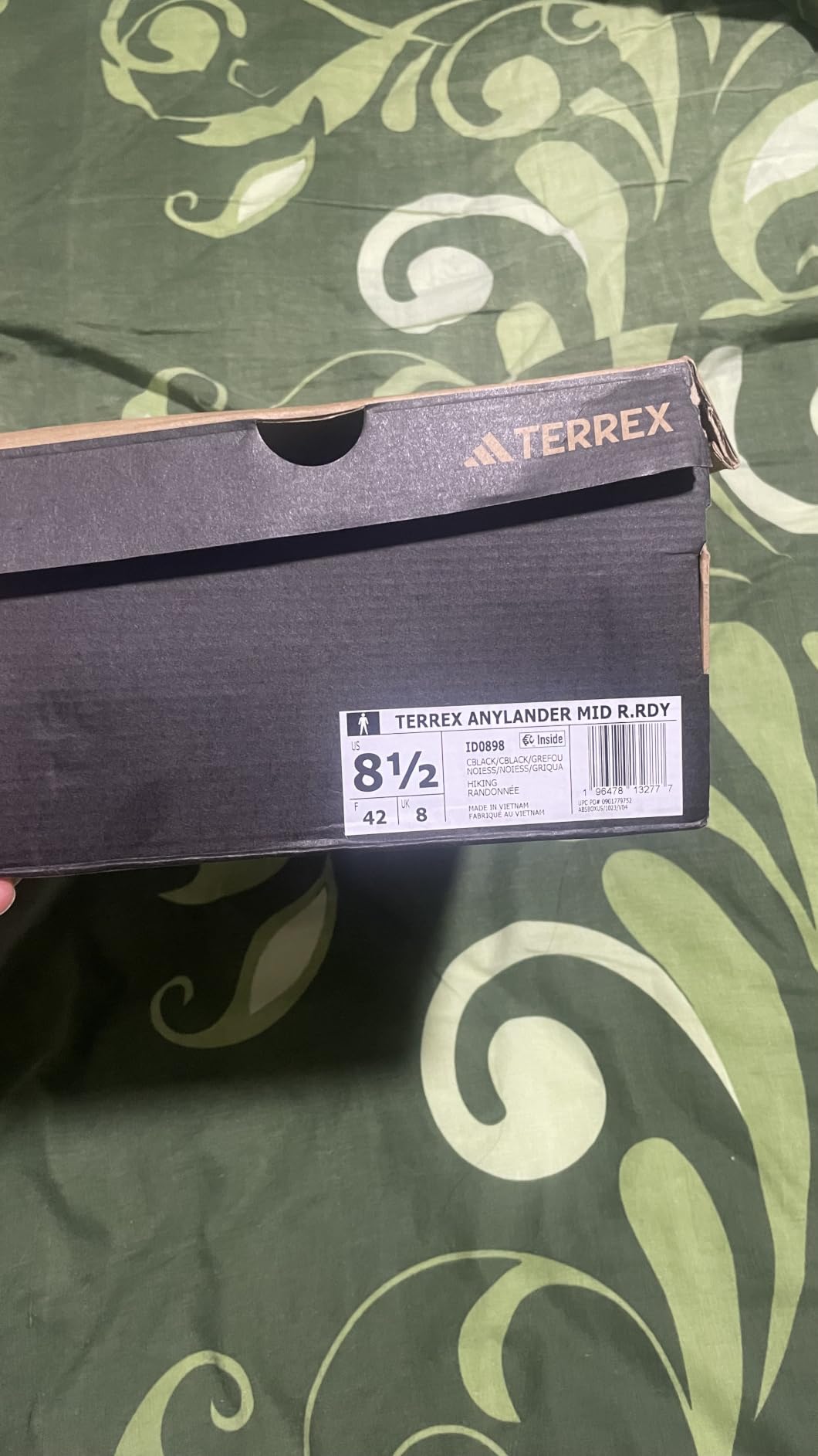 adidas Men's Terrex Anylander Mid Top Rain.Rdy Hiking Shoes customer photo 2
