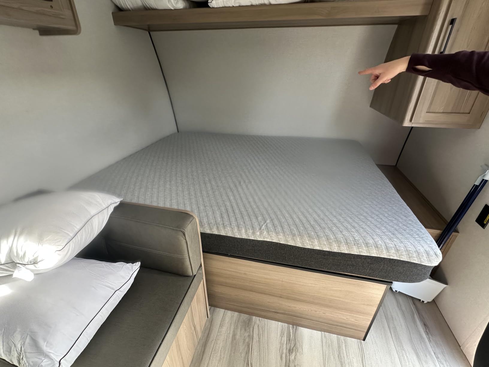Celestial Sleep 10 Inch RV Short Queen Mattress, Made in The USA, CertiPUR-US, Oeko-Tex, and Fiberglass-Free Certified Cooling Memory Foam Camper Bed - Medium customer photo 1