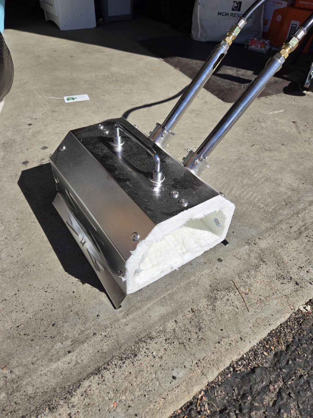 Nelyrho 2 Burner Propane Blacksmith Forge Kit | 2600°F High Temperature, Stainless Steel, Portable Design, Blacksmithing, Knife Making & Metalworking customer photo 2
