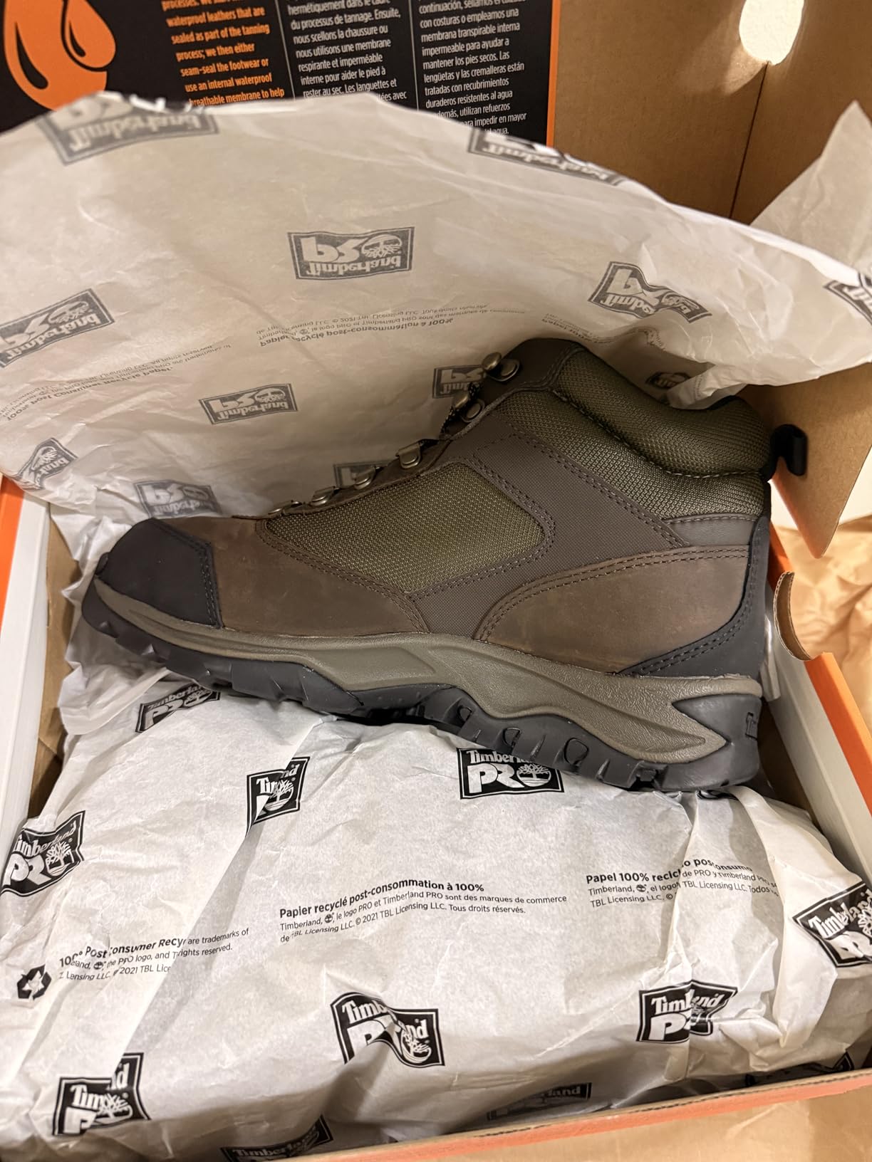 Timberland PRO Men's Keele Ridge Steel Safety Toe Waterproof Industrial Hiking Work Boot customer photo 2