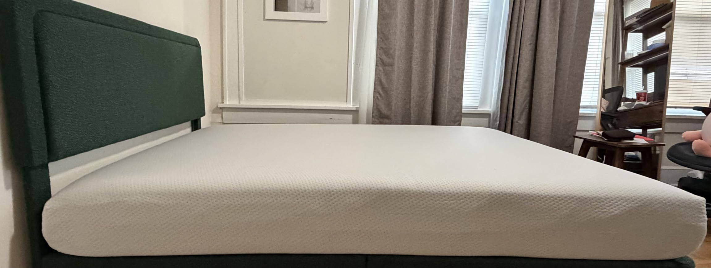 Zinus 10 Inch Queen Green Tea Memory Foam Mattress, Medium Firm Feel | Pressure-Relieving Comfort & Full-Body Support, Naturally Fresh, CertiPUR-US & OEKO-TEX Certified Safe Materials customer photo 2