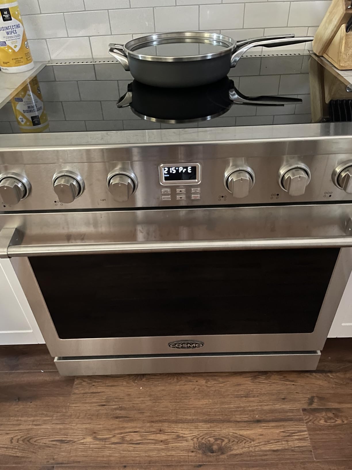 36 in. Haven Coll 6.1 cu. ft. 5 Burner Electric Range, Stainless Steel | Cosmo COS-ERC365KBD Ceramic Glass, Convection Oven, Dual Element Burners, Digital Display, Porcelain Interior customer photo 2