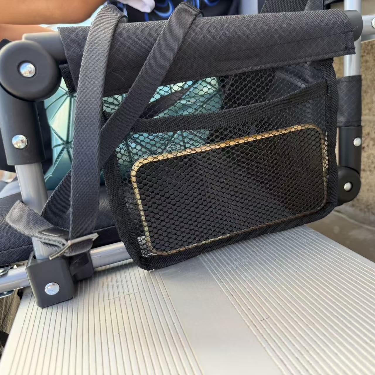 LET'S CAMP 2 Pack Folding Stadium Seats, Portable Bleacher Chairs | with Comfortable Cushions, Cup Holder and Mesh Bag, Perfect for Sports Games and Outdoor Activities customer photo 1