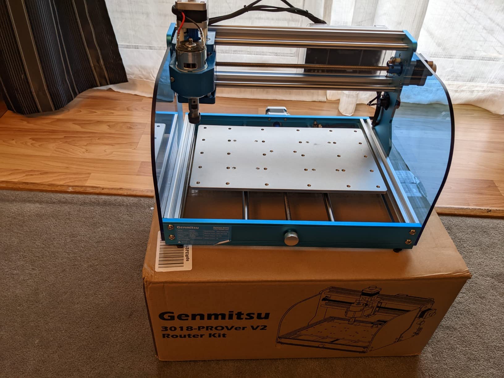 Genmitsu 3018-PROVer V2 CNC Milling Machine for Beginners | Desktop CNC with Limit Switches, Emergency Stop & Upgraded Z Axis Aluminum Spoilboard, 11.2'' x 7.1'' x 1.6'' Working Area customer photo 2
