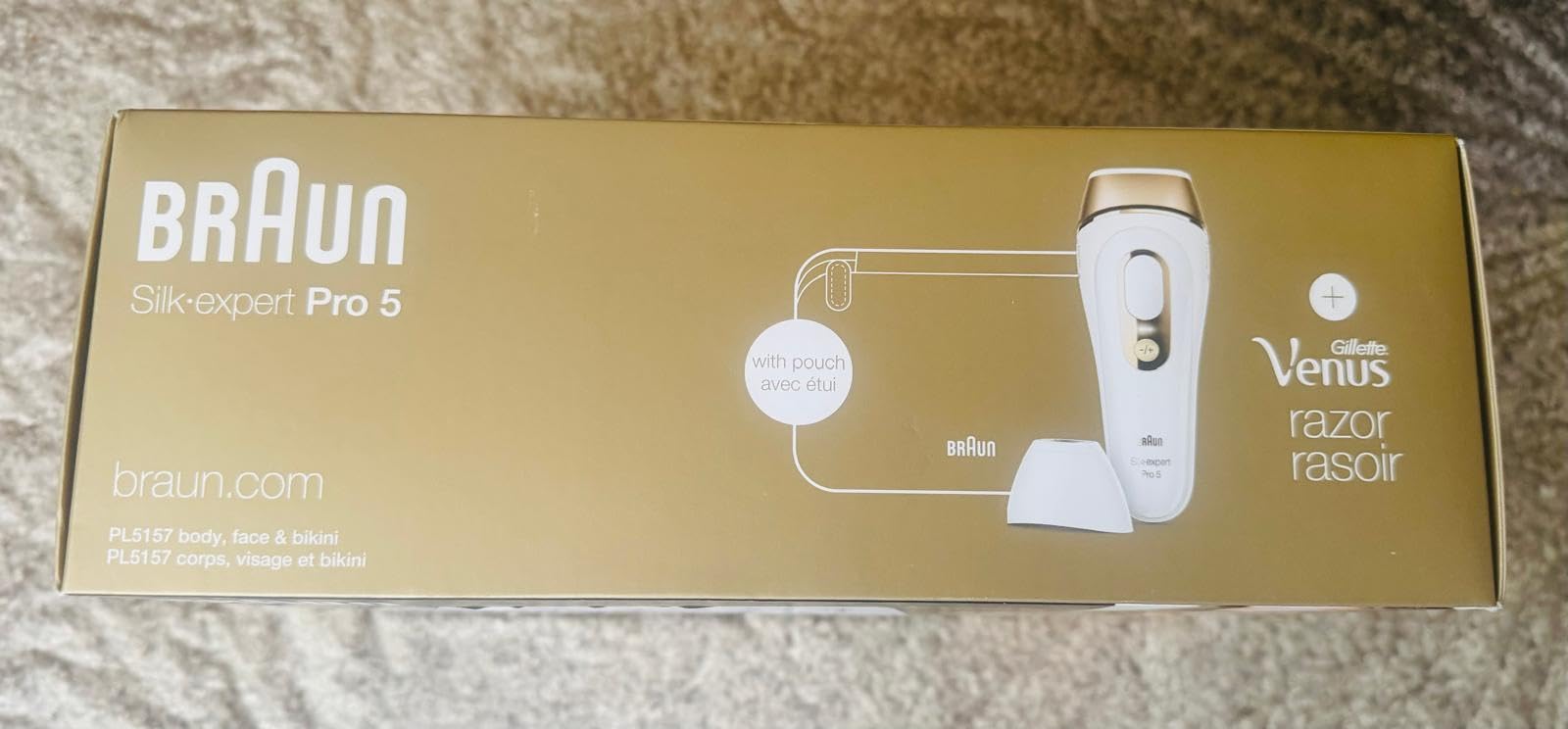 Braun Smart IPL, Skin i·Expert Pro 7, VOGUE's Best Hair Removal Device, IPL Hair Removal for Women and Men, Permanent Laser Hair Reduction At-Home, World's 1st Smart App, 3 Heads, IPL7243 customer photo 2