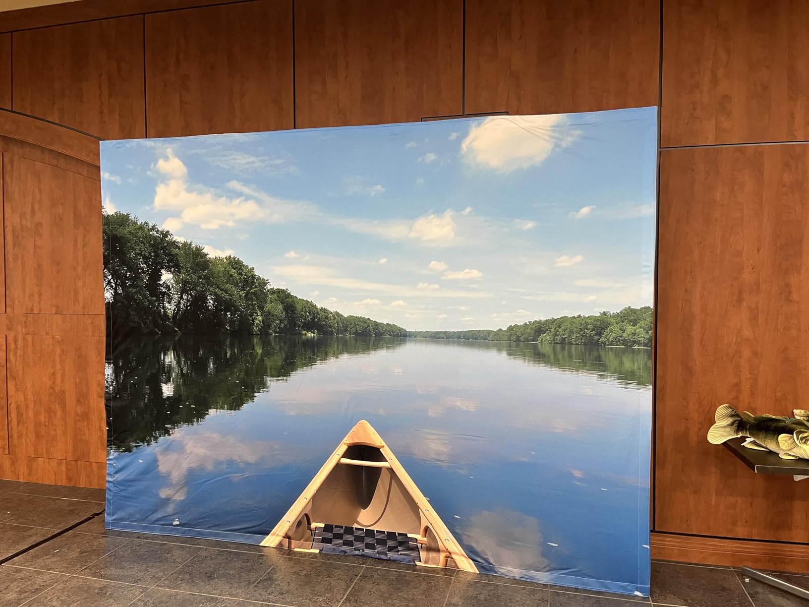 Custom Portable Pop Up Display Tension Fabric Backdrop - Banner Stand for Trade Show, Exhibition, Booth, Conference, Weddings, Party, Collapsible Space Truss (Frame+Banner 7.5x10ft) customer photo 2
