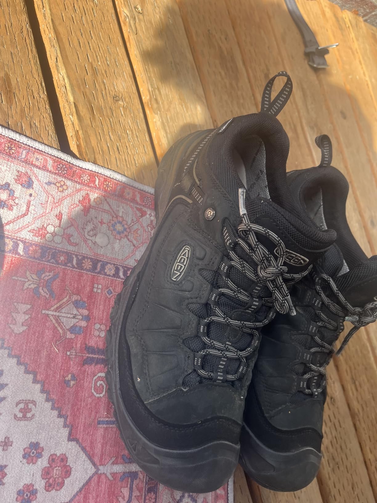KEEN Men's Targhee 4 Low Height Durable Comfortable Waterproof Hiking Shoes customer photo 2