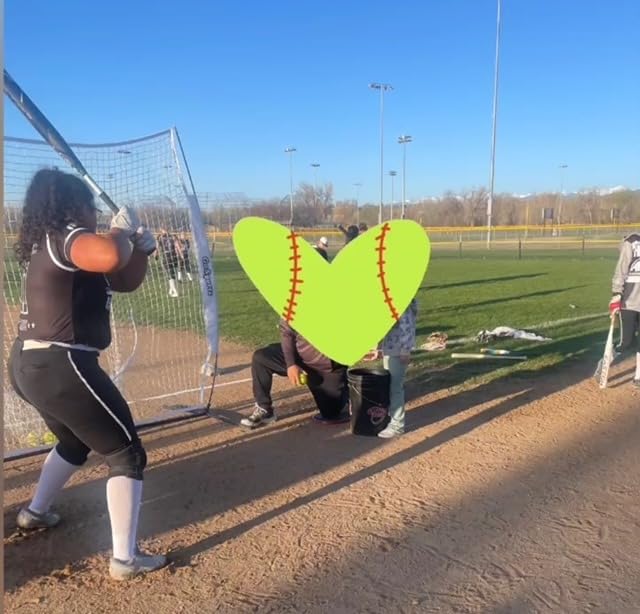 GoSports 7 x 7 ft Baseball & Softball Nets - Available in Team Colors - Batting & Pitching Net with Strike Zone customer photo 1