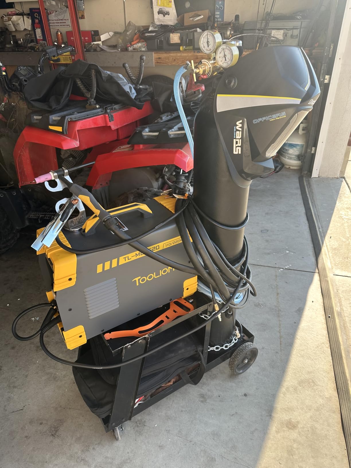 TOOLIOM 110/220V 6-in-1 Welder & Plasma Cutter Kit with Wire, Rod & Gloves | MIG/TIG/CUT/stick/flux MIG/spool gun welder, smart digital display, aluminum welding machine customer photo 1
