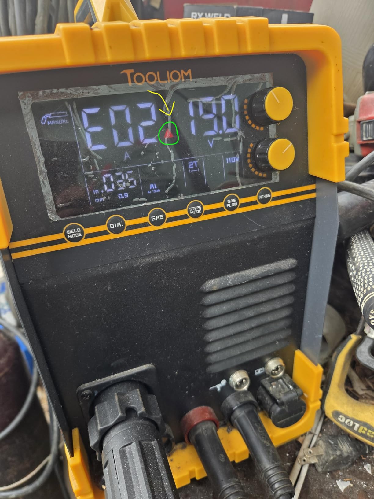TOOLIOM 110/220V 6-in-1 Welder & Plasma Cutter Kit with Wire, Rod & Gloves | MIG/TIG/CUT/stick/flux MIG/spool gun welder, smart digital display, aluminum welding machine customer photo 2
