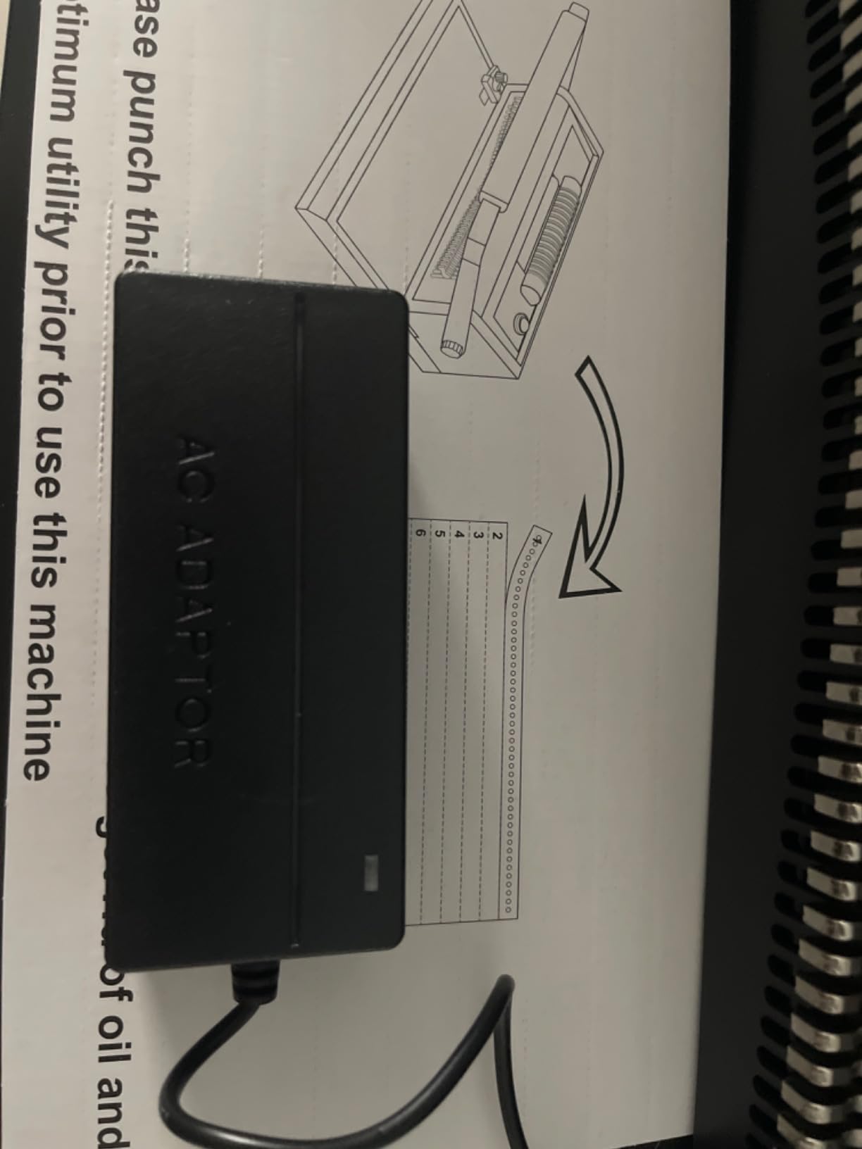 Binditek Spiral Binding Machine, 4:1 Pitch, 20-Sheet Punch, with Bonus Kit | 46 Disengageable Pins, Electric Coil Inserter, Adjustable Side Margin, with 100 8Mil PVC Covers, 100 5/16 in Coils and Pliers customer photo 1