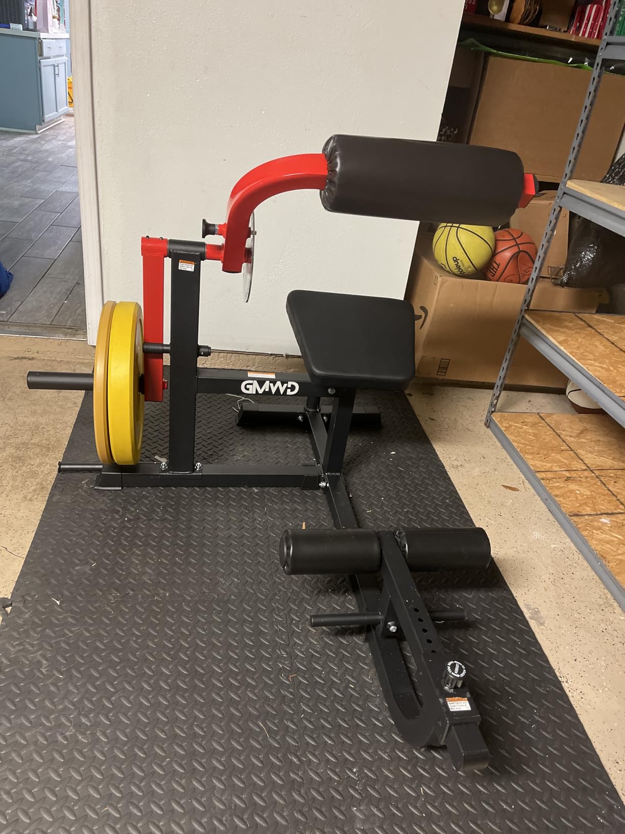 GMWD AB/Back Machine, AB Crunch Back Extension Machine, Core Machine Upper Body Strength Training Home Gym Equipment customer photo 1