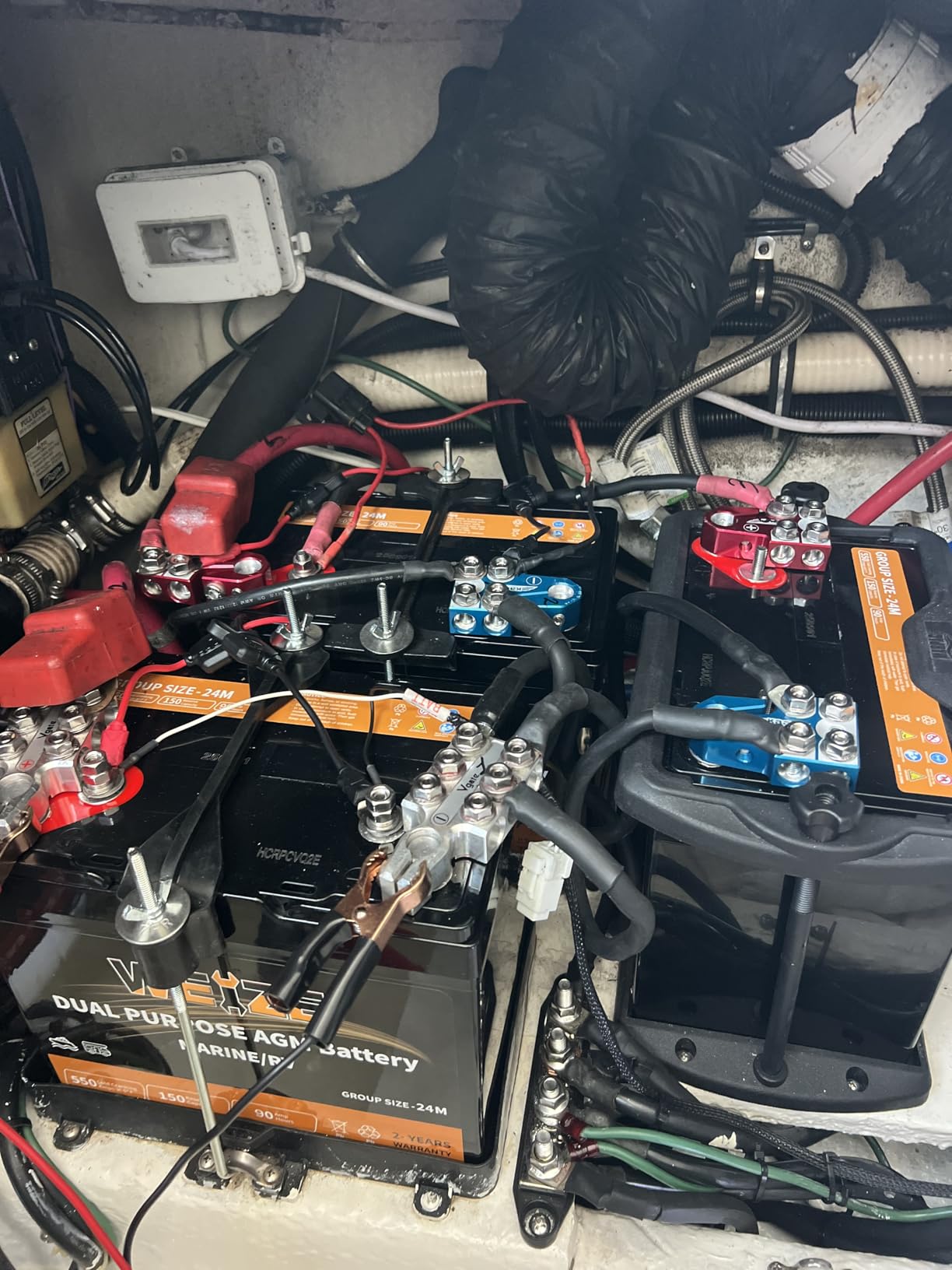 Dual Purpose AGM Battery BCI Group 24M, Starter & Deep Cycle 150RC 550CCA 12V 90AH Sealed Marine & RV Battery customer photo 2