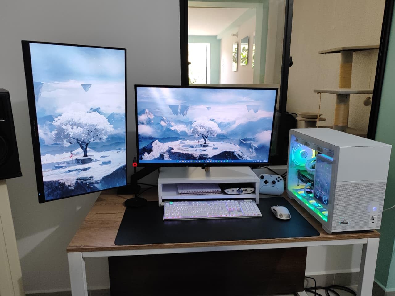 KTC 32 Inch Curved Gaming Monitor, FHD 1080P 165Hz 1500R Monitor, H32S17C, 122% sRGB with HDR, FreeSync PC Monitor, HDMI 2.0x2, DisplayPort 1.4, VESA Compatible, Tilt Adjustable, Eye Care customer photo 1