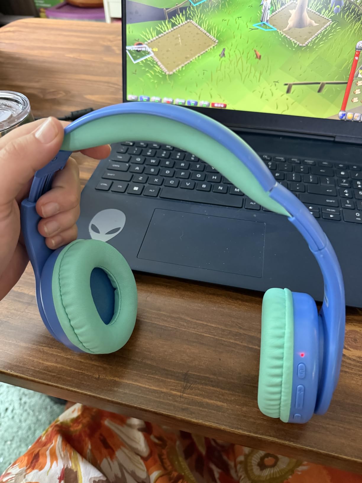 JoySpark Kids Bluetooth Headphones Over-Ear, 60Hrs, Built-in Mic-Purple | 85/94dB Volume Limited, Bluetooth 5.3, Stereo Sound, Lightweight Wireless Headphones for Kids Toddler Travel School customer photo 2