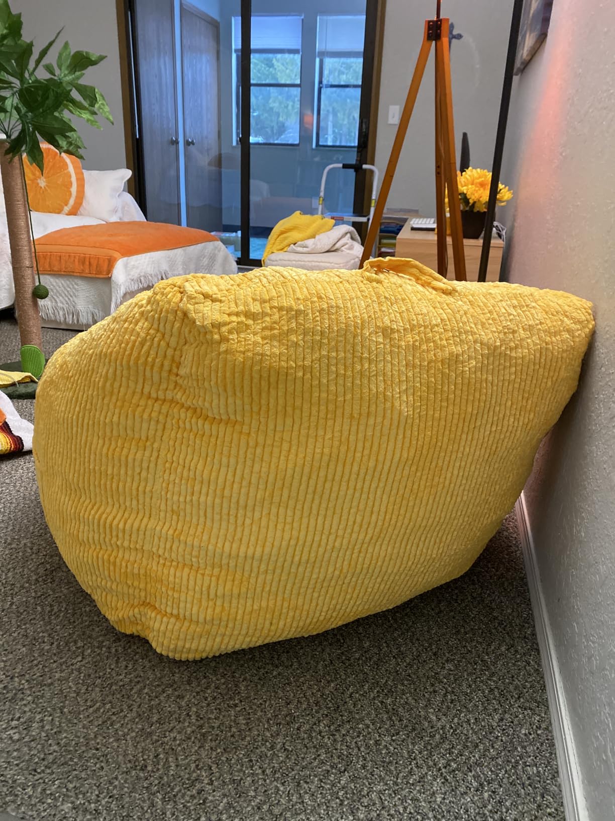 MAXYOYO Bean Bag Chair, Floor Sofa with Handle, Bean Bag Chairs for Adults and Kids customer photo 2