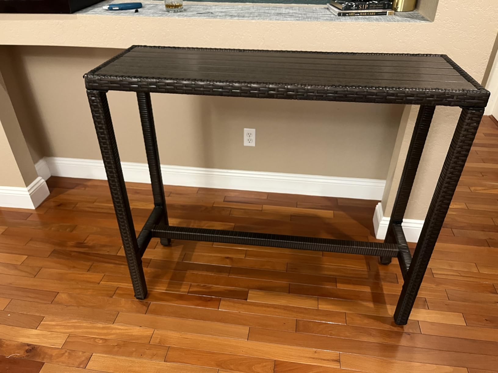 Outdoor Bar Table Patio Counter Height Table 45