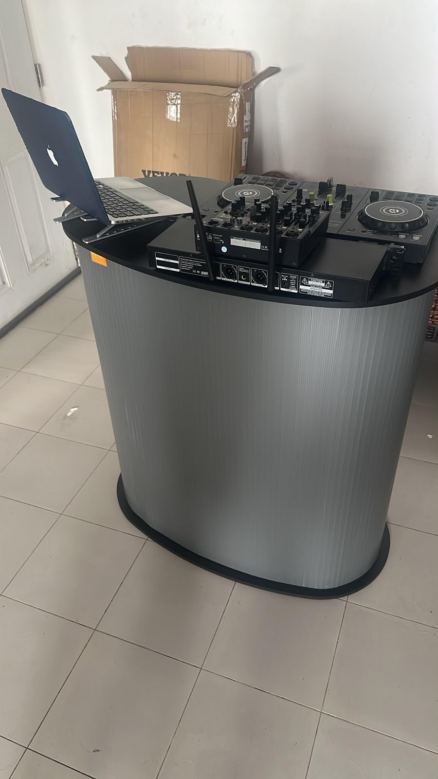 VEVOR Portable Tradeshow Podium Table, 35.43