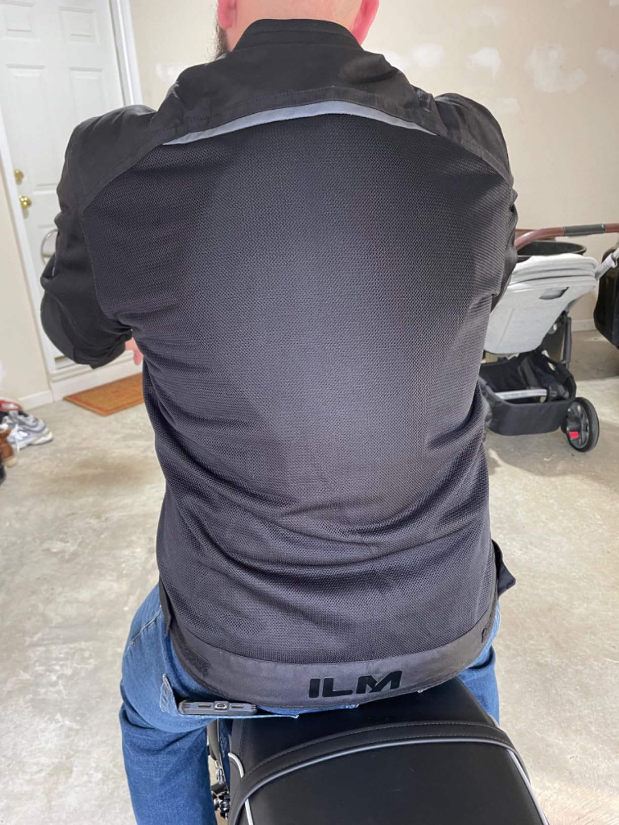 ILM Motorcycle Riding Jacket with Mesh CE Armor and Detachable Thermal Liner Dual Sport All Season for Men Model JAM1 customer photo 1
