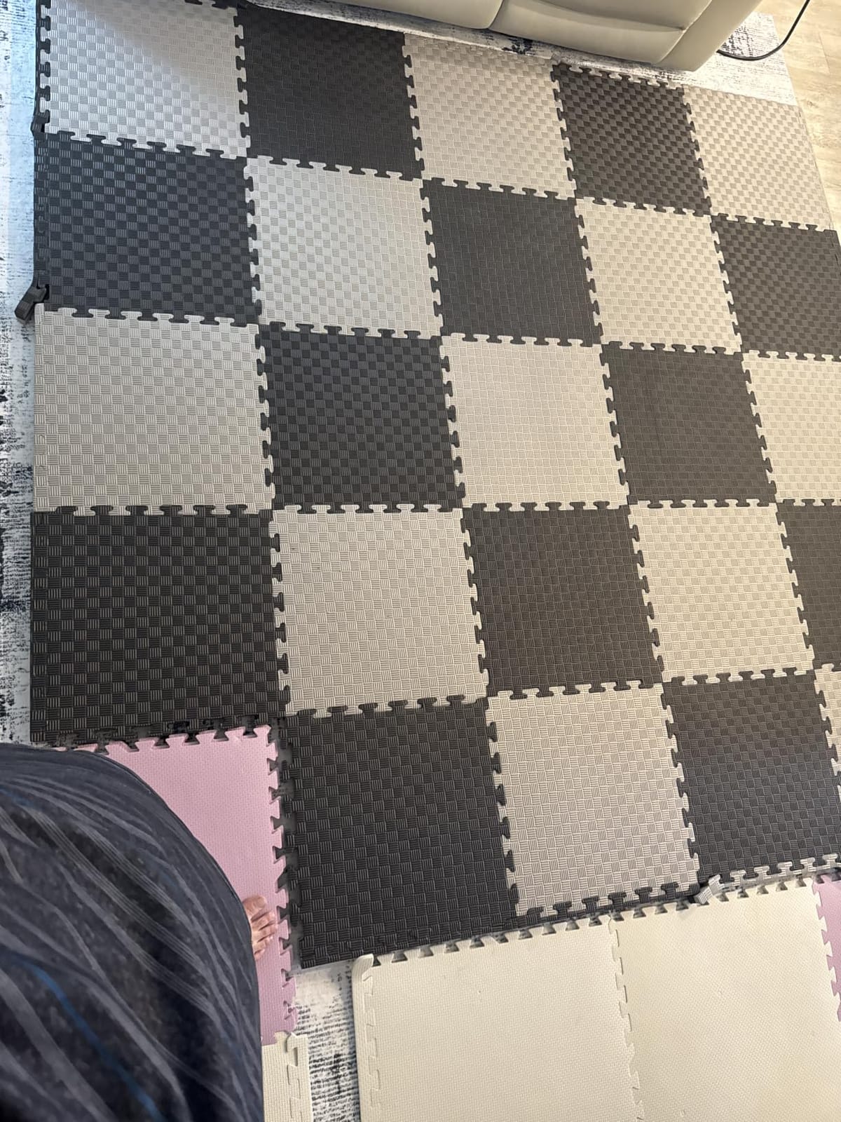 EFFICRAFT Wrestling Mat, Thick Jiu Jitsu BJJ MMA And Yoga customer photo 1