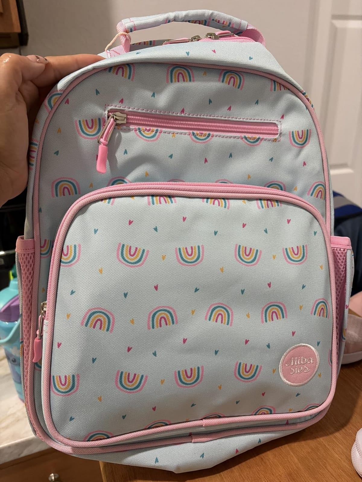 Kids Backpack for Girls: Girls Backpack 5-8 - Kindergarten Elementary School Bookbag for Girl - Flower Pink customer photo 1